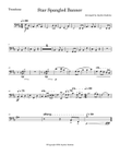 Star Spangled Banner - Trombone
