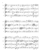 We Wish You a Merry Christmas - String Quartet String Quartet scores gallery preview page 3