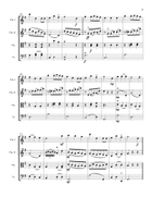 We Wish You a Merry Christmas - String Quartet String Quartet scores gallery preview page 4