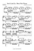 Don't Look Up - Main Title Theme (G Minor Solo 1)