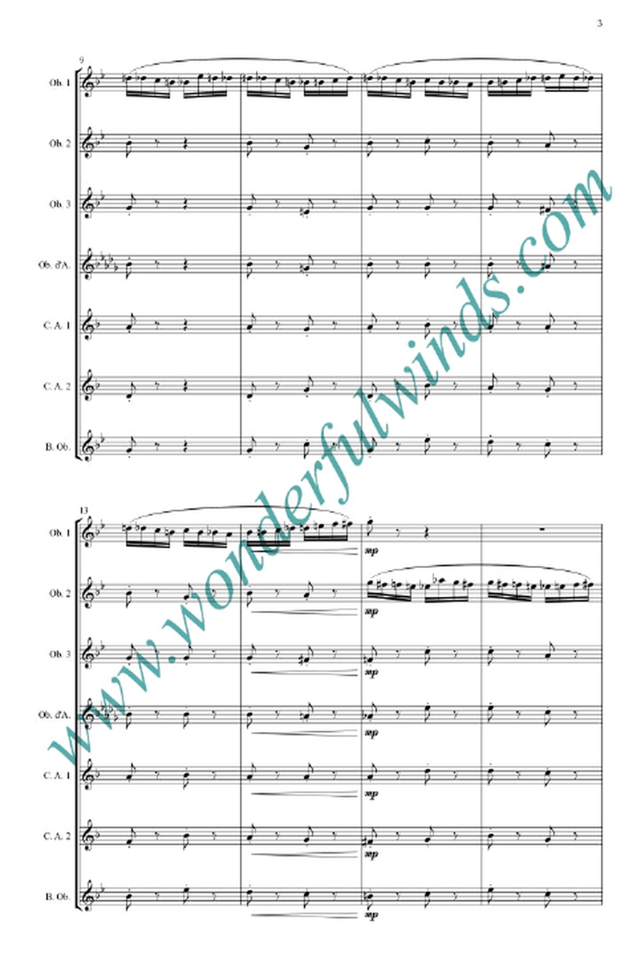 The Flight of the Bumblebee Oboe scores gallery preview page 3