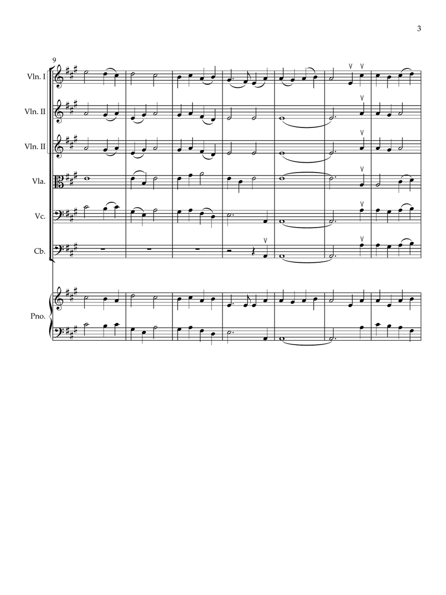 O COME ALL YE FAITHFUL FOR YOUNG STRING ORCHESTRA String Orchestra scores gallery preview page 3
