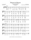Moment by Moment (Dying with Jesus, by Death Reckoned) for Native American Style Flute