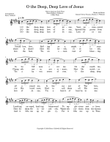 O the Deep, Deep Love of Jesus for Native American Style Flute