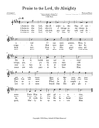 Praise to the Lord, the Almighty for Native American Style Flute