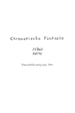 Bach Chromatic Fantasy BWV 903 for Solo Viola