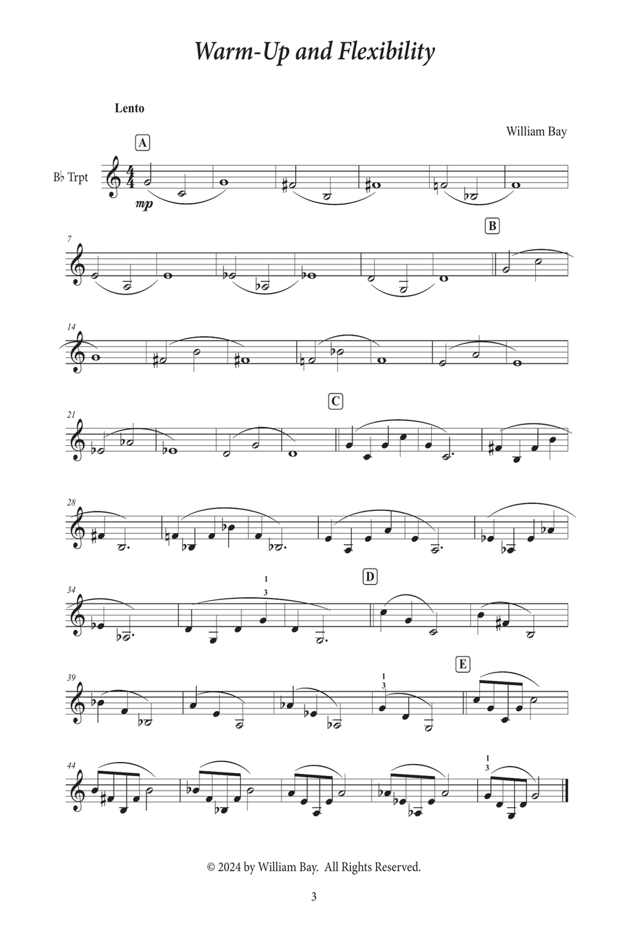 Chop Recovery Studies for Trumpet Trumpet scores gallery preview page 4