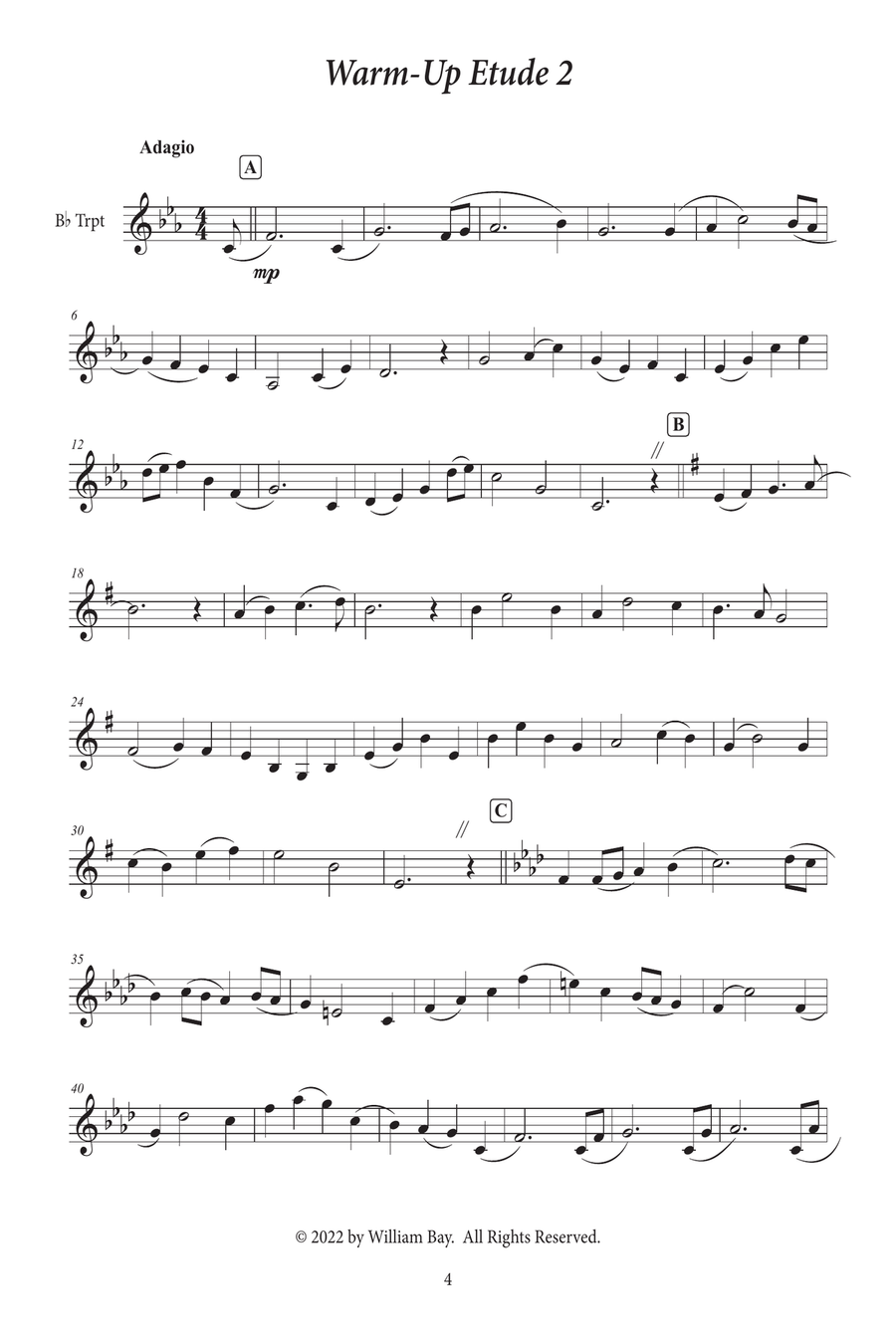 Chop Recovery Studies for Trumpet Trumpet scores gallery preview page 5