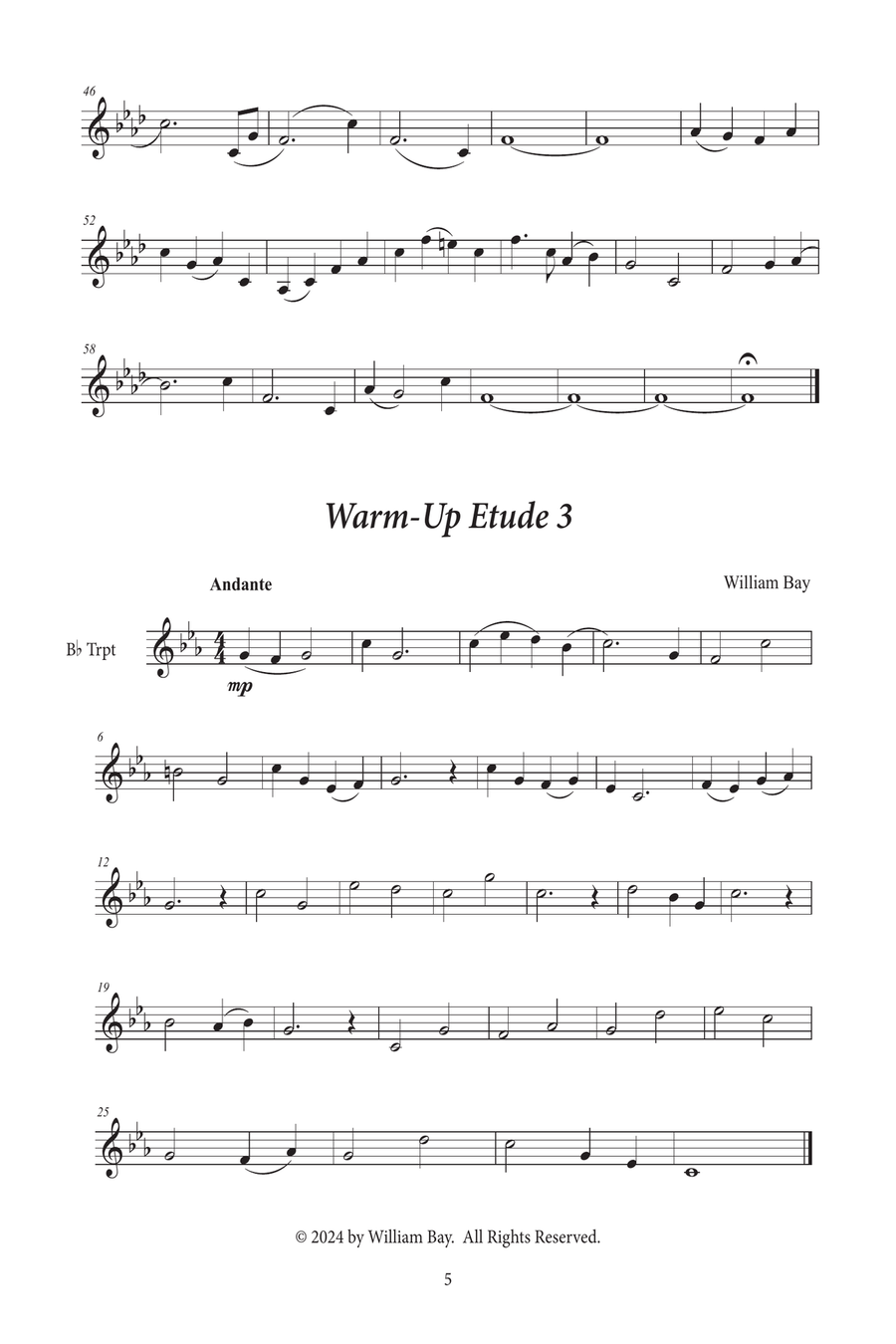 Chop Recovery Studies for Trumpet Trumpet scores gallery preview page 6