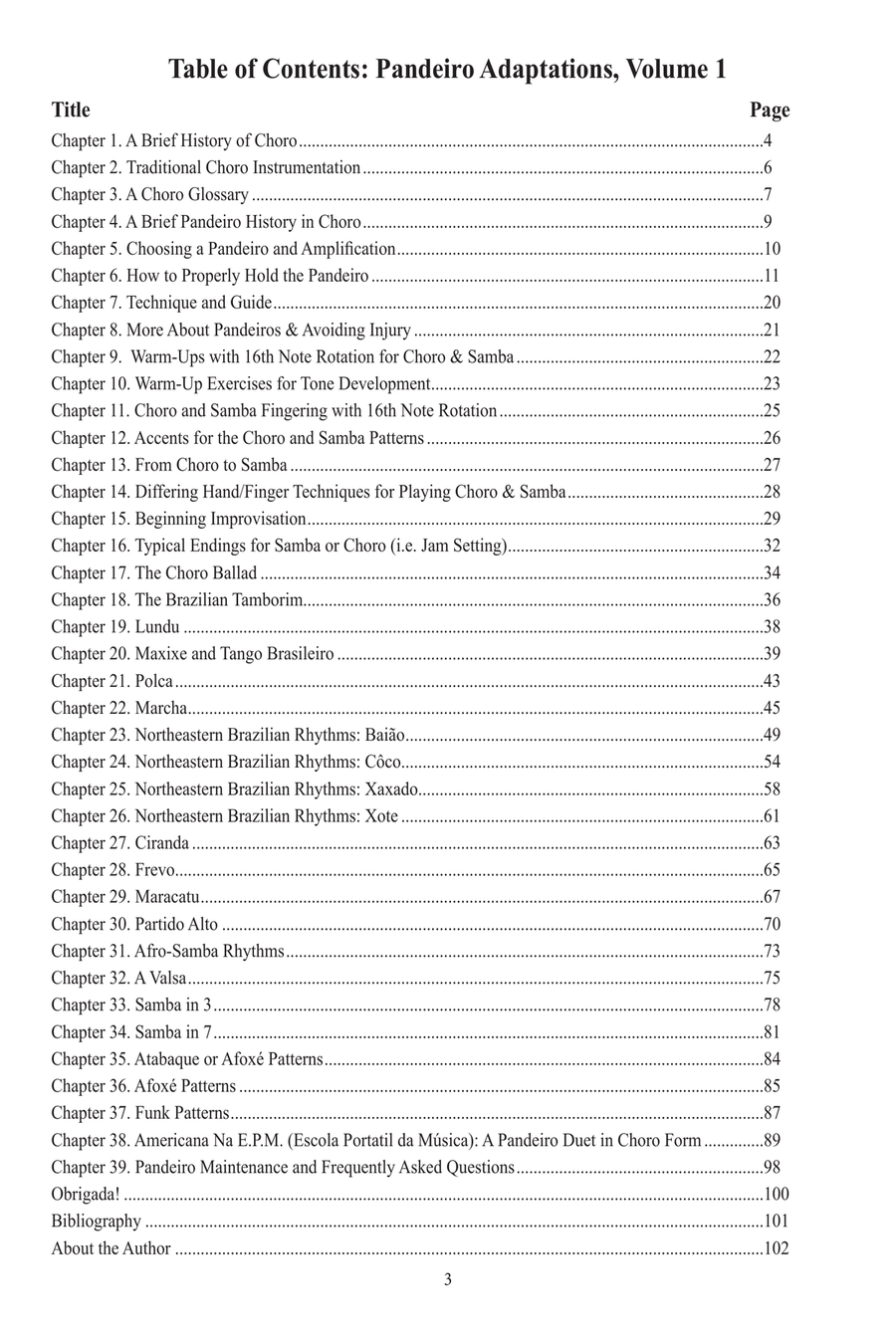 Pandeiro Basics Percussion scores gallery preview page 4