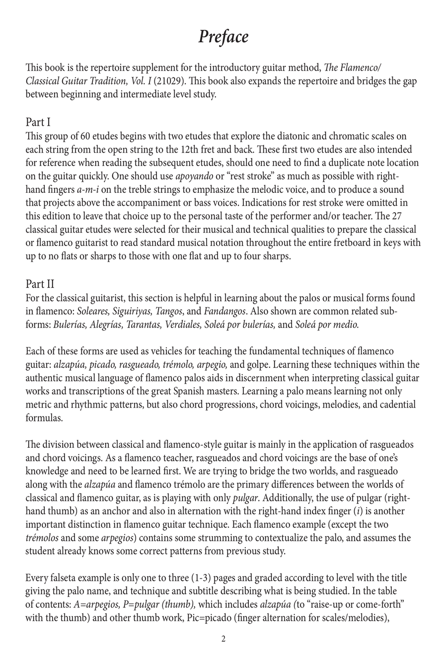 Formative Works for The Flamenco/Classical Guitar Tradition, Volumes 1 and 2 Acoustic Guitar scores gallery preview page 3