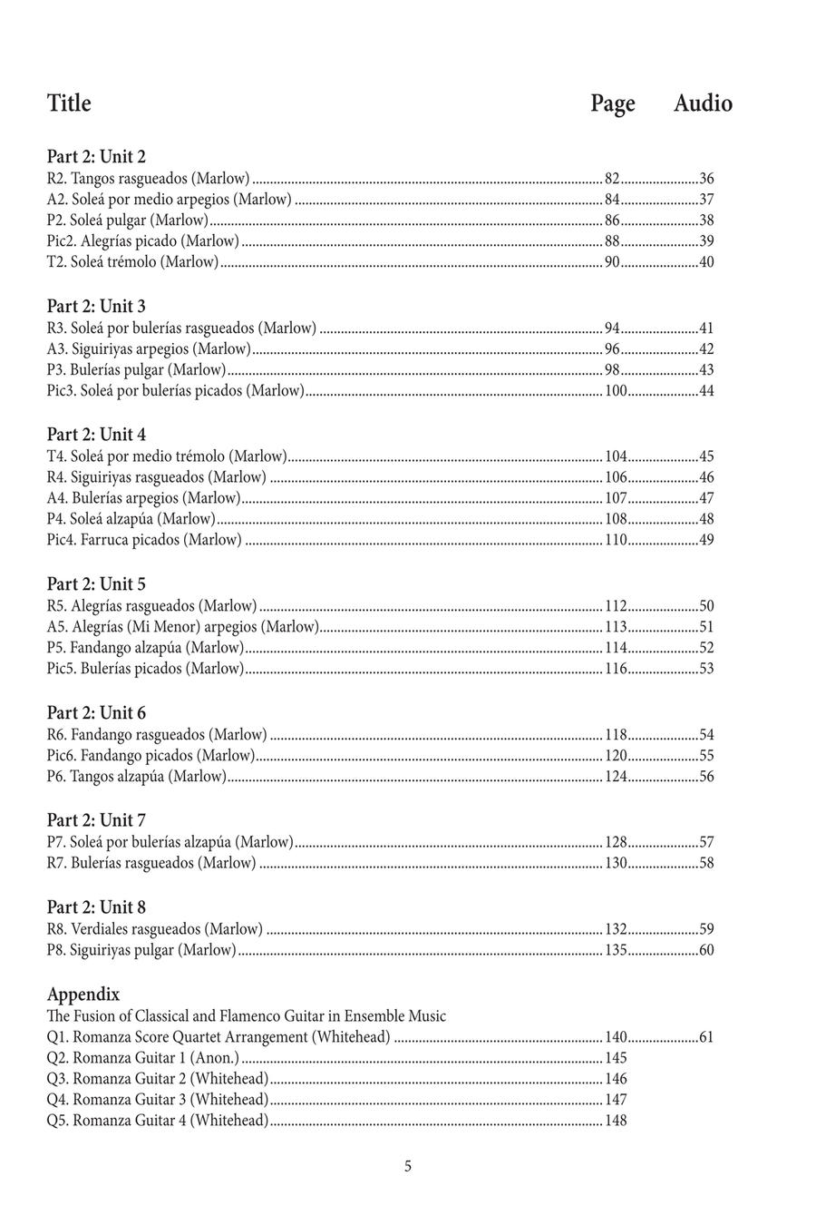 Formative Works for The Flamenco/Classical Guitar Tradition, Volumes 1 and 2 Acoustic Guitar scores gallery preview page 6