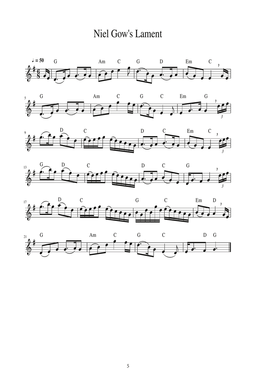 Favorite Recorder Tunes - Scottish Gems Recorder scores gallery preview page 6