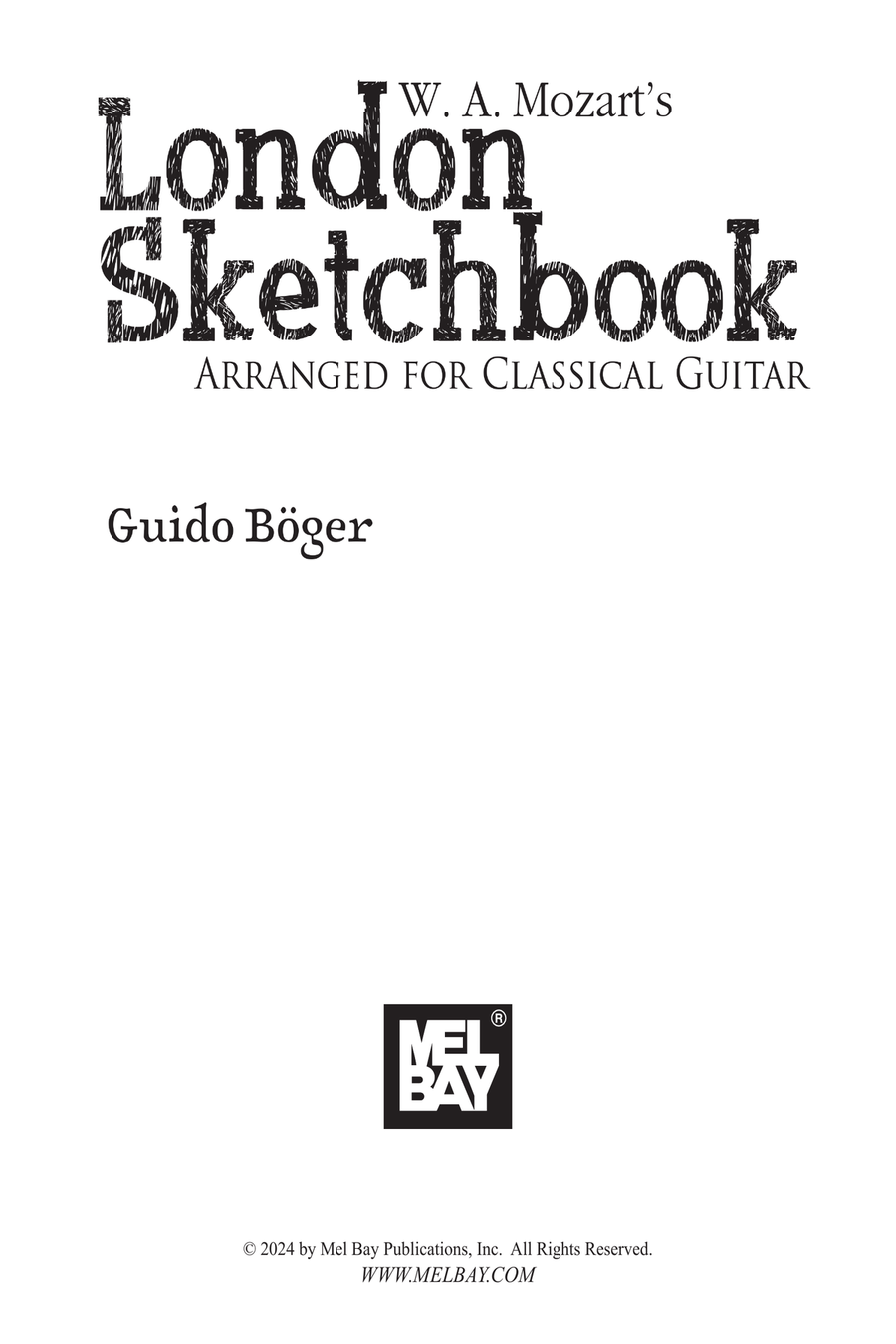W. A. Mozart's London Sketchbook Arranged for Classical Guitar Acoustic Guitar scores gallery preview page 2