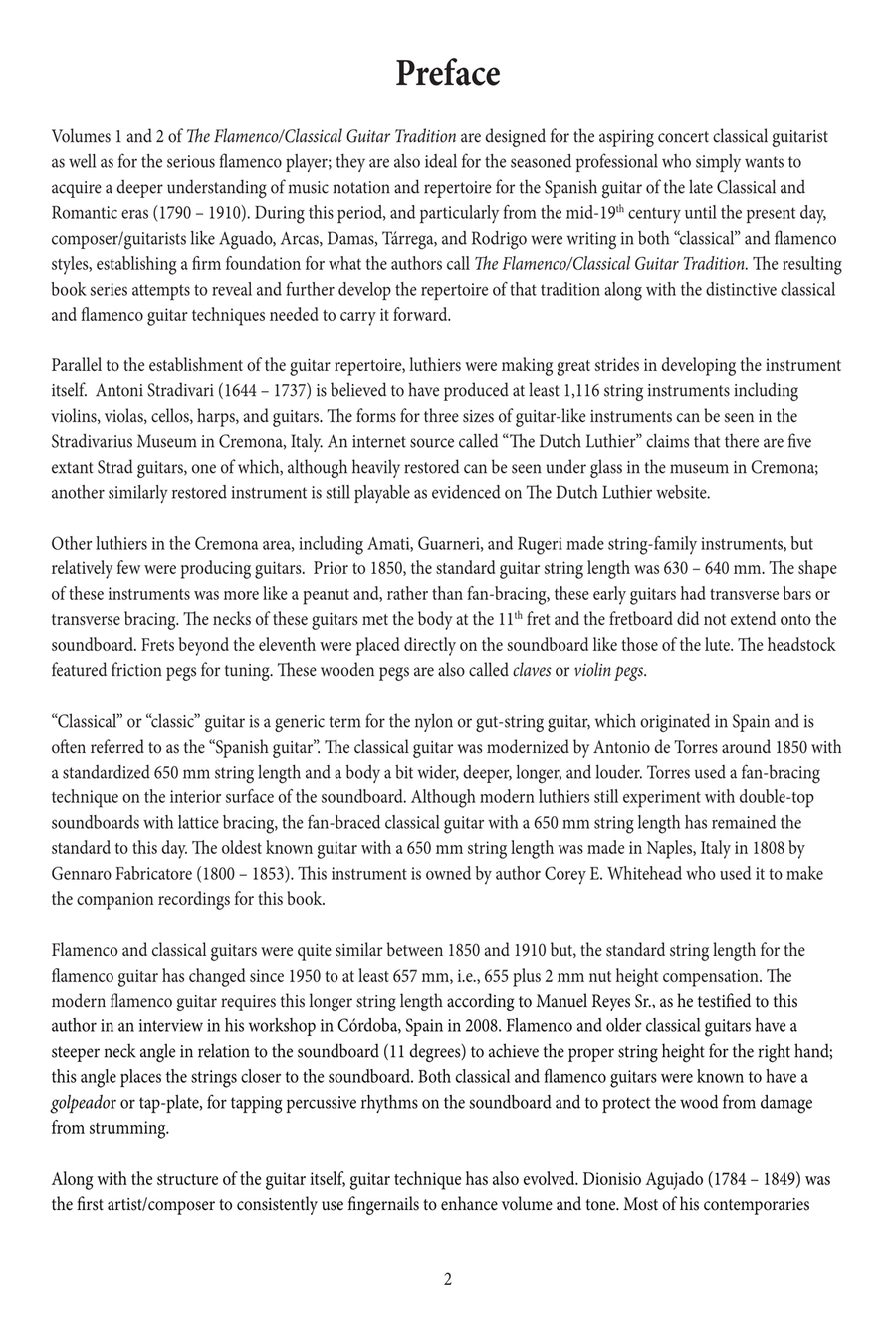 The Flamenco/Classical Guitar Tradition, Volume 2 Advanced Techniques and Repertoire Acoustic Guitar scores gallery preview page 3