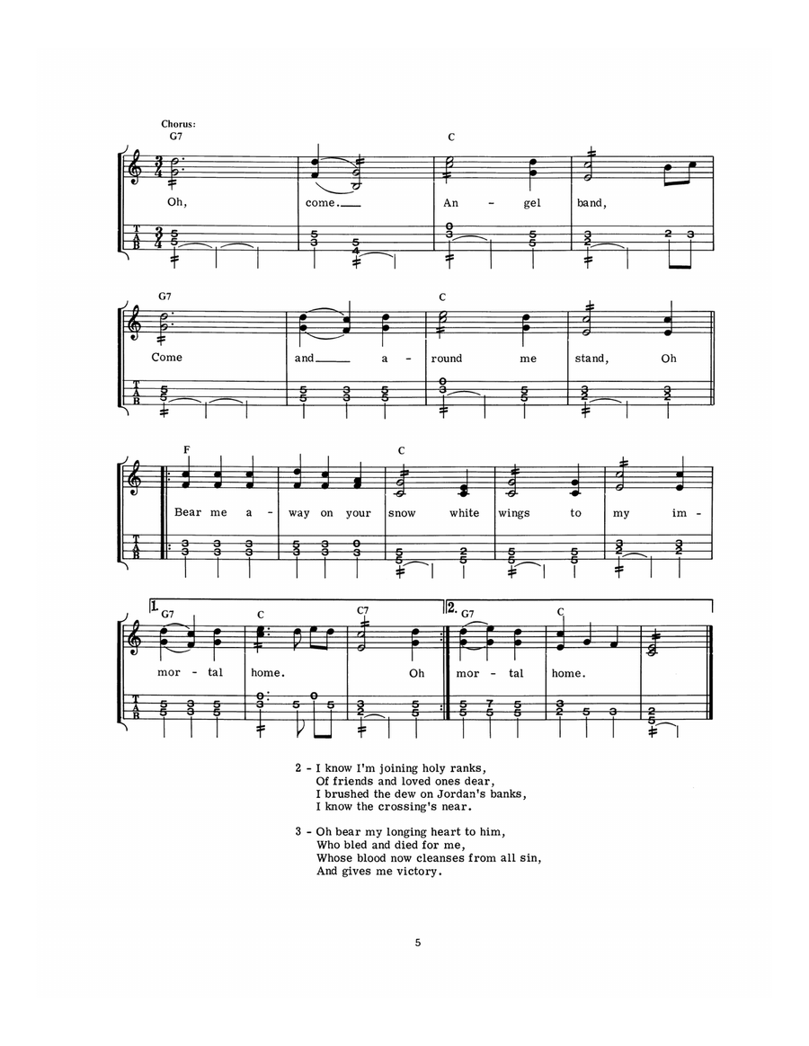 Gospel Mandolin Gospel Mandolin Mandolin scores gallery preview page 6