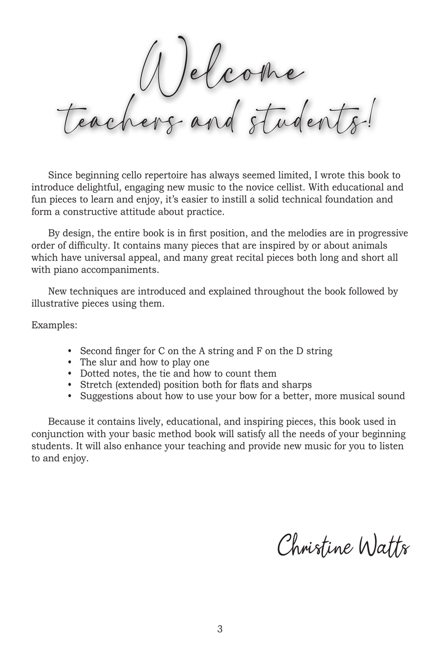 Progressive Cello Solos, Beginning Level Cello Solo scores gallery preview page 4