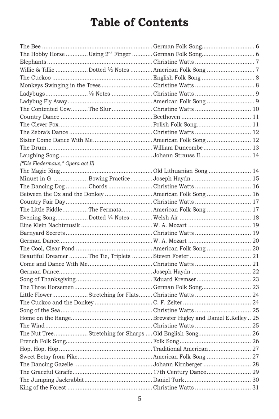 Progressive Cello Solos, Beginning Level Cello Solo scores gallery preview page 6