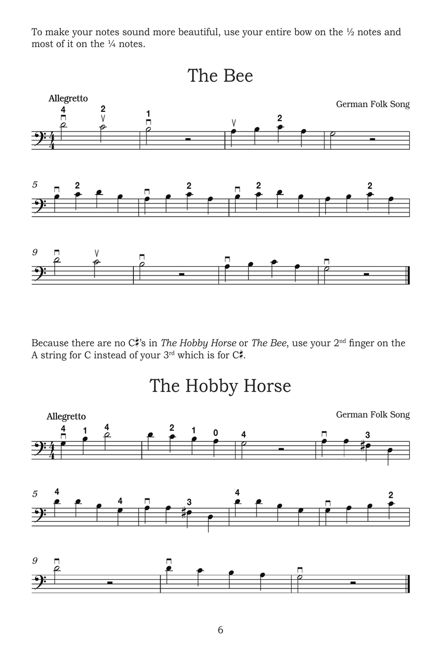 Progressive Cello Solos, Beginning Level Cello Solo scores gallery preview page 7