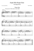 Boogie Jingle Bells Duet for two elementary pianists. Chorus only.