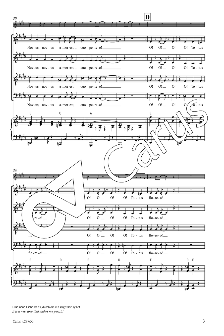 Tempus est iocundum Tempus est iocundum 4-Part scores gallery preview page 4