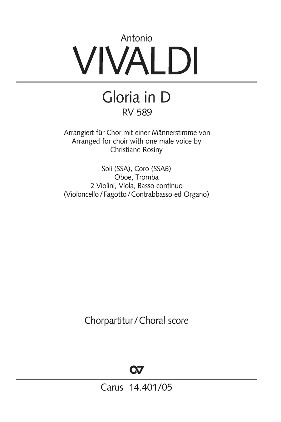 Gloria in D Gloria in D SSA scores gallery preview page 2