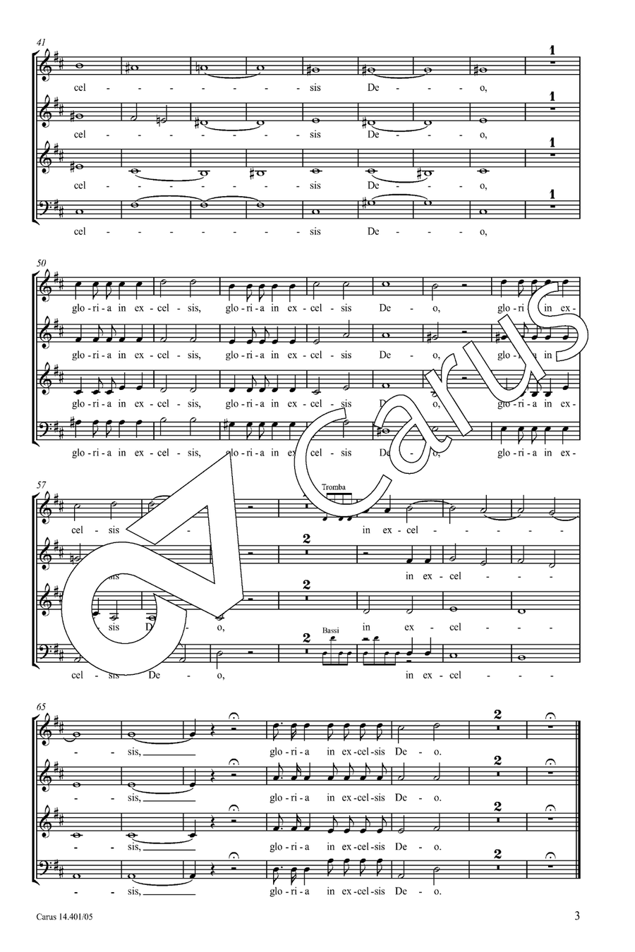 Gloria in D Gloria in D SSA scores gallery preview page 4