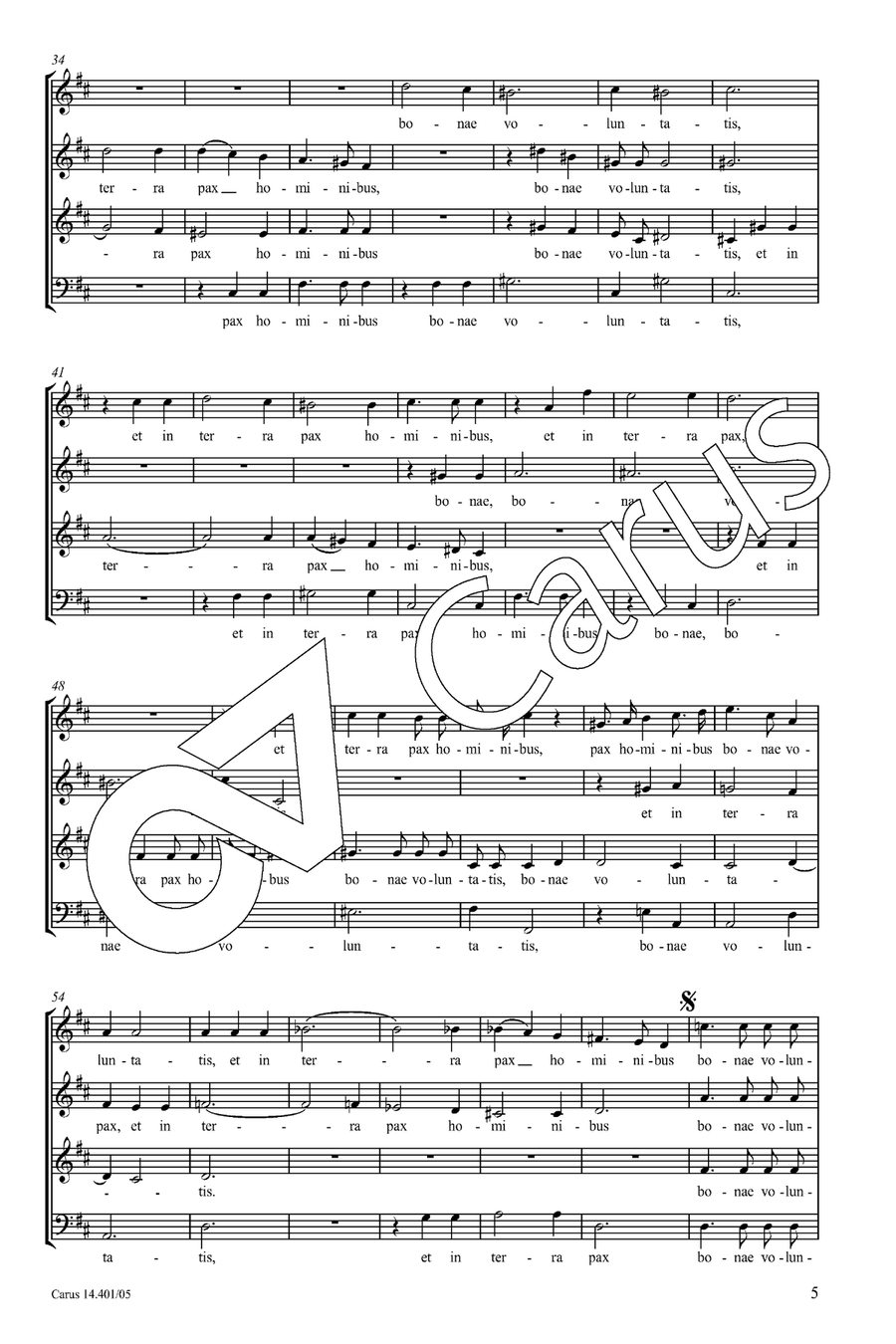 Gloria in D Gloria in D SSA scores gallery preview page 6