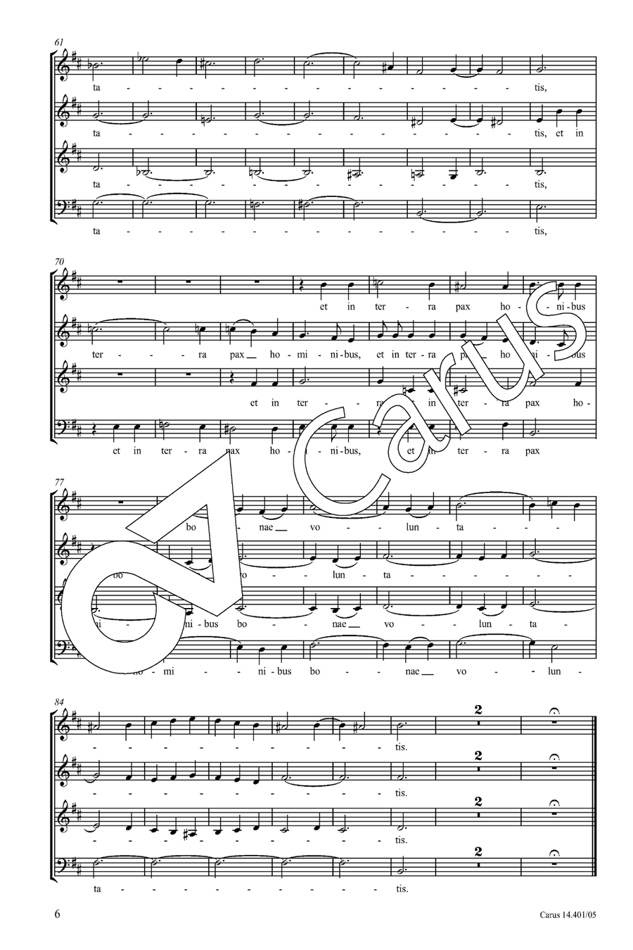 Gloria in D Gloria in D SSA scores gallery preview page 7