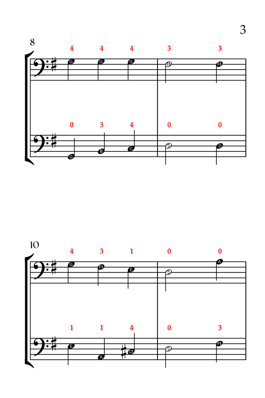 5 Joyful Christmas Carols (CELLO DUET - EASY LEVEL) String Duet scores gallery preview page 4