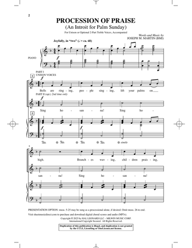 Procession Of Praise (An Introit For Palm Sunday)