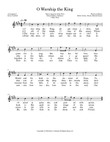 O Worship the King for Native American Style Flute