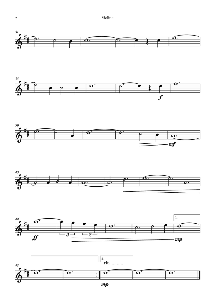 O Holy Night | Two Violins & Cello String Trio scores gallery preview page 4