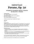 Pavane, Op. 50