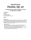 Pavane, Op. 50
