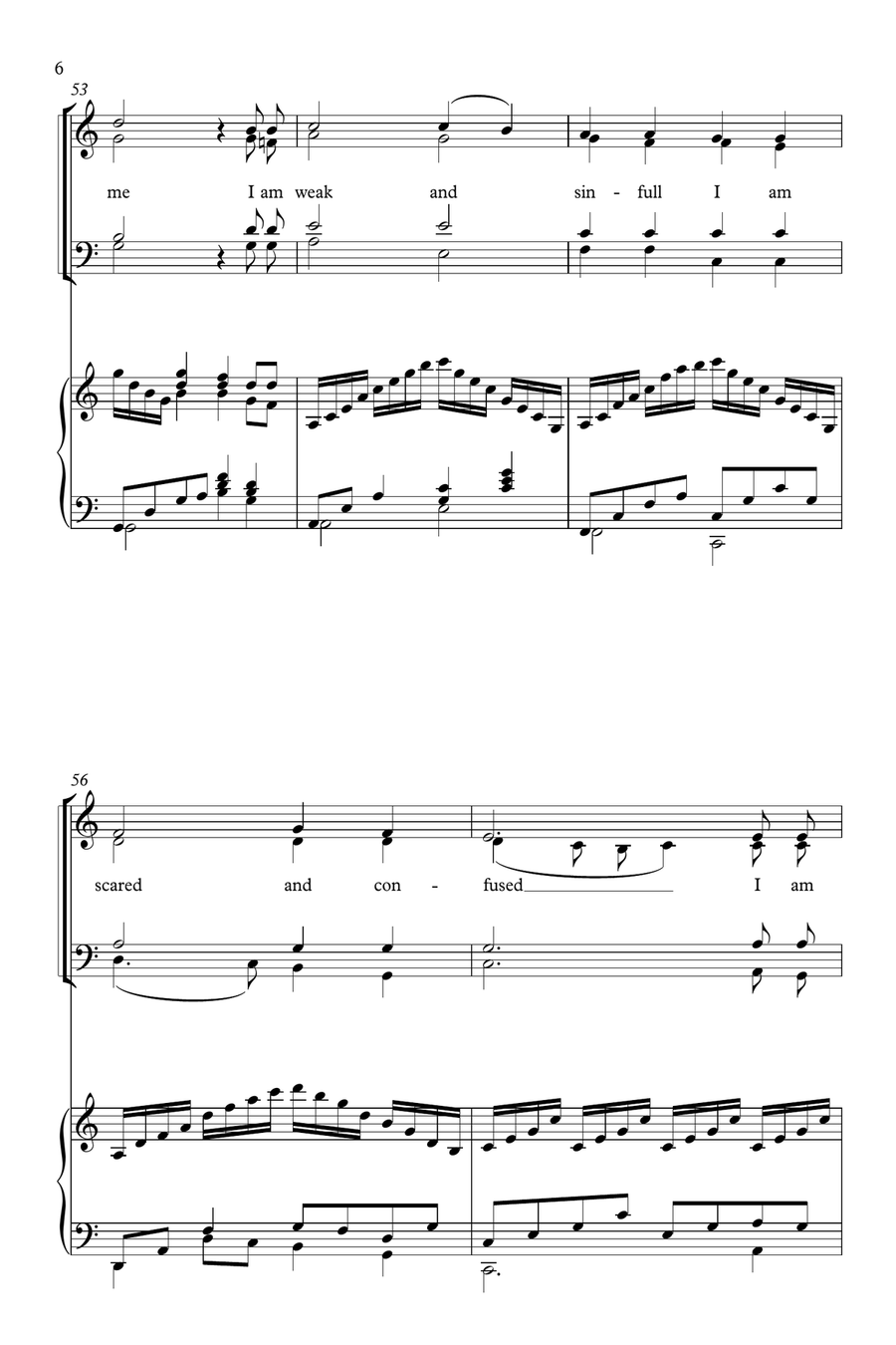 Sometimes I wonder Sometimes I wonder Piano, Vocal scores gallery preview page 6