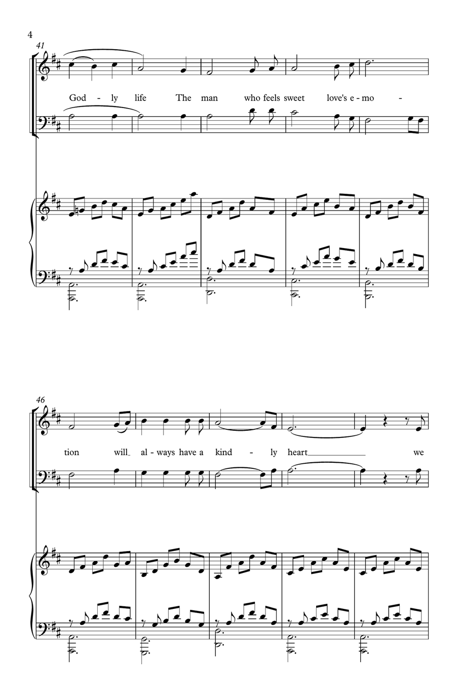Sweet loves emotions Sweet loves emotions Piano, Vocal scores gallery preview page 4