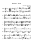 Por Una Cabeza for Two Violins