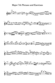 Major 7th phrases and Exercises