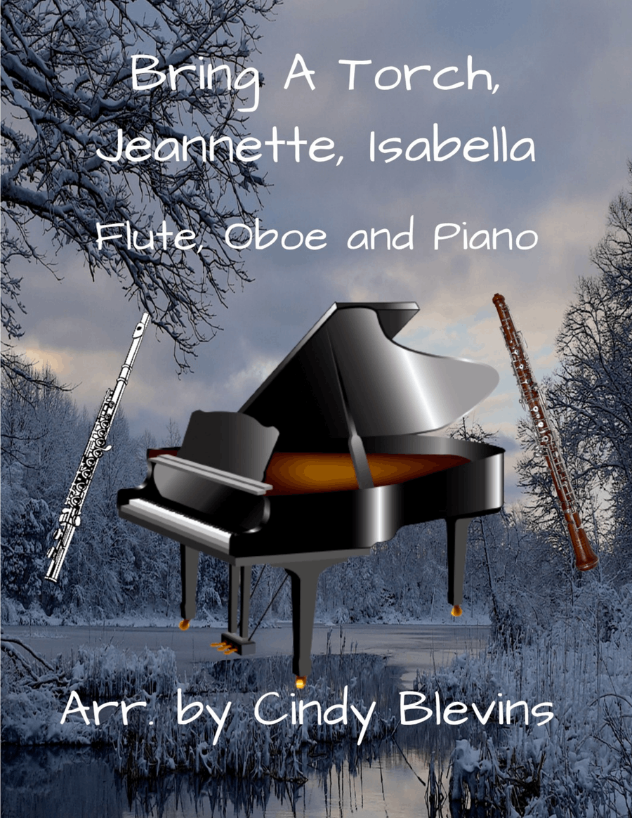 Bring a Torch, Jeannette, Isabella, for Flute, Oboe and Piano Woodwind Duet scores gallery preview page 1
