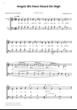 Angels We Have Heard On High - SATB Choir