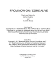 Medley: From Now On with Come Alive