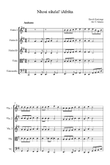 Nkosi sikelel' iAfrika - Score Only