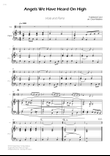 Angels We Have Heard On High - Viola and Piano