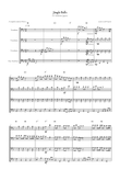 Jingle Bells for Trombone Quartet with Chord Symbols