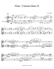 Flute / Clarinet Duet #2