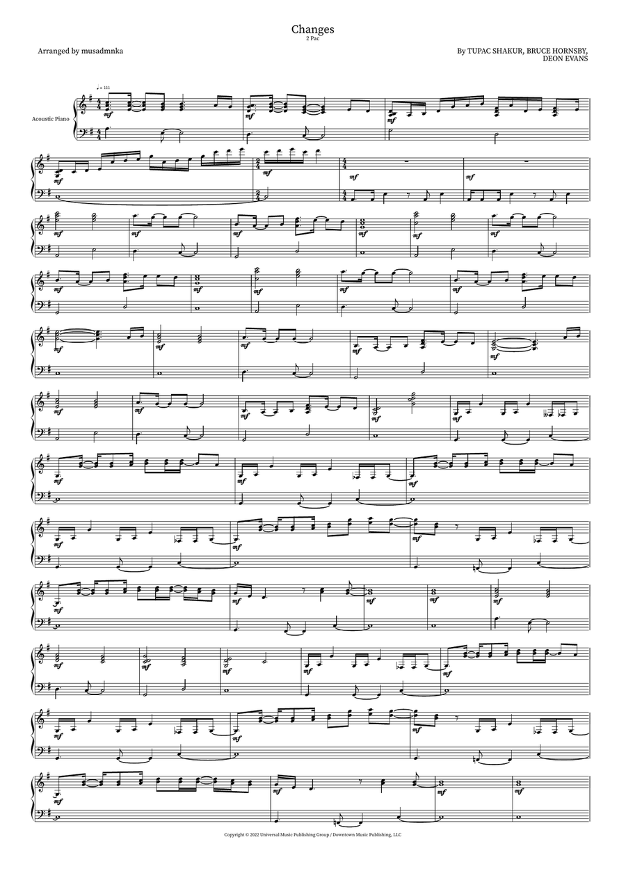 Changes Part scores gallery preview page 1