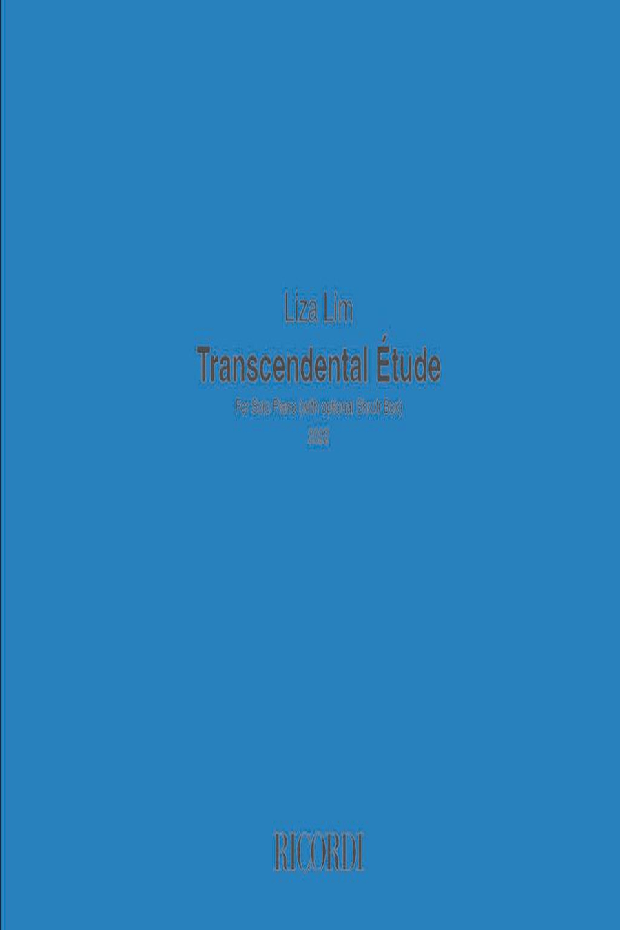 Transcendental Étude Transcendental Étude Piano Solo scores gallery preview page 1