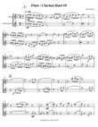 Flute / Clarinet Duet #5