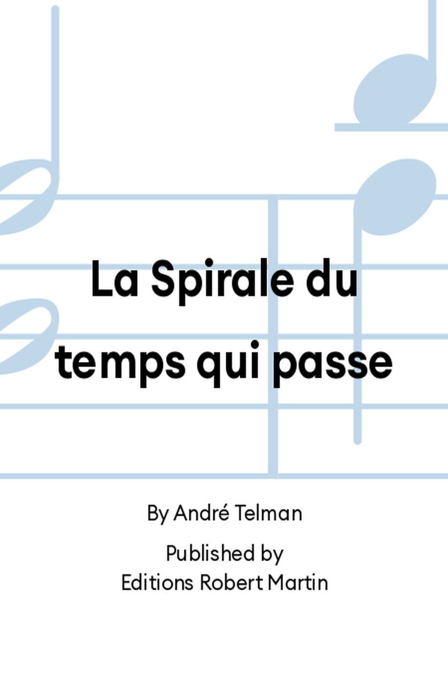 La Spirale du temps qui passe Orchestra scores gallery preview page 1